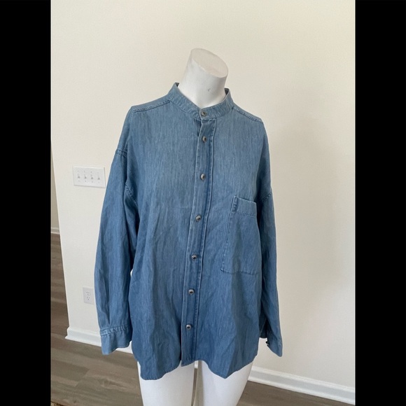 Versace classic v2 women denim shirt